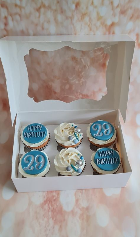 Boyfriend Birthday Cupcakes, Birthday Cupcakes For Boyfriend, 29th Birthday Cake, 29th Birthday Cakes, Birthday Cake For Boyfriend, Best Boyfriend Ever, Ideas Cumpleaños, Naked Cakes, Creative Cake Decorating