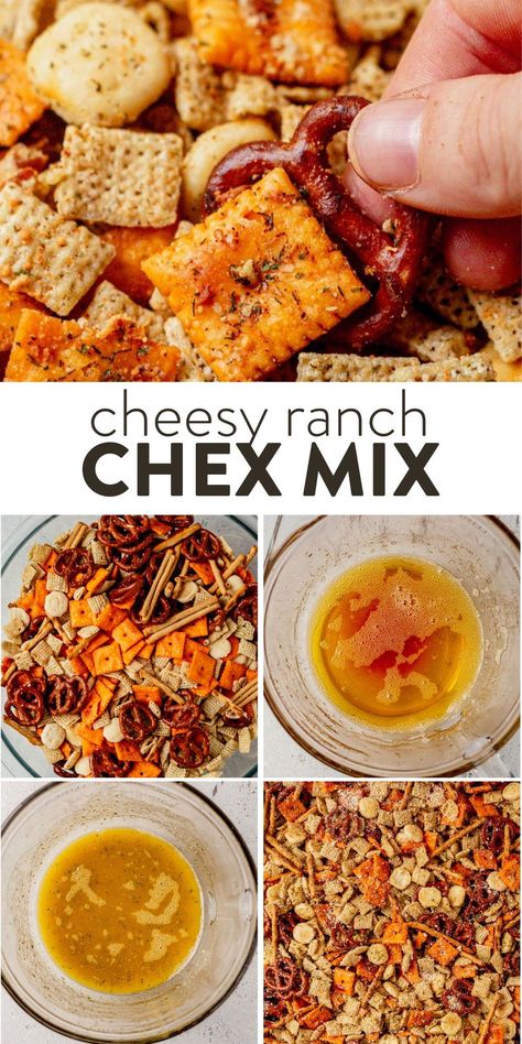 This homemade ranch Chex mix is a simple recipe for a hearty snack with lots of savory flavor. It's perfect for any occasion from a holiday party to movie night, road trips, or game-day snacking. Camp Out Snacks, Garbage Bag Chex Mix With Ranch, Togo Snack Ideas, Homemade Movie Night Snacks, Travel Snack Recipes, Homemade Snacks For Road Trip, Easy Snacks For Road Trips, Snack Sale Ideas, Food For Hunting Trip