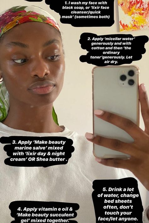 clear black skin tips
black girl Clear Even Skin Tone, Facial Care Routine Black Women Oily Skin, Glass Skin Black Women Routine, Skin Care For Black Girls, Black Soap Skin Care Routine, Brown Girl Skin Care, Clear Skin Tips For Black Women, Clear Black Skin, Clear Skin Aethstetic