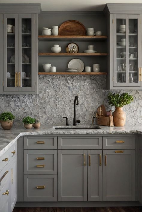 Discover 5 innovative ways to incorporate Dove Gray cabinets into your home decor. Elevate your kitchen with stylish and versatile Dove Gray for a modern and sophisticated look.
#ad  


#DecorIdeas
#wallpaint2024
 #color2024
 #DIYpainting
 ##DIYhomedecor
 #Fixhome Dove Gray Cabinets, Grey Cabinets Kitchen, Gray Kitchen Ideas, Gray Cabinets Kitchen, Winchester House, Gray Kitchen Cabinets, Kitchen Goals, Warm Kitchen, Airbnb House