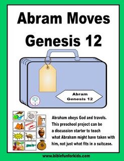 Abram Moves Preschool Project Awesome activities, suitcase, lot and abram map etc super cute Abram To Abraham Craft, Abram Bible Craft, Abram And Sarah Craft, Abraham Moves To A New Land Craft, Abram And Lot Craft Sunday School, Abraham And Lot Activities, Abraham Activities, Alaska Vbs, Abraham Bible Crafts