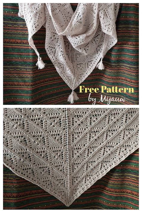 Knit Lace Shawl Pattern, Knit Lace Shawl Pattern Free, Free Shawl Patterns, Knitted Shawls Free Patterns Easy, Knit Shawls And Wraps Patterns Free, Lace Knitting Shawl, Free Knit Shawl Patterns, Shawlette Pattern, Lace Shawl Pattern