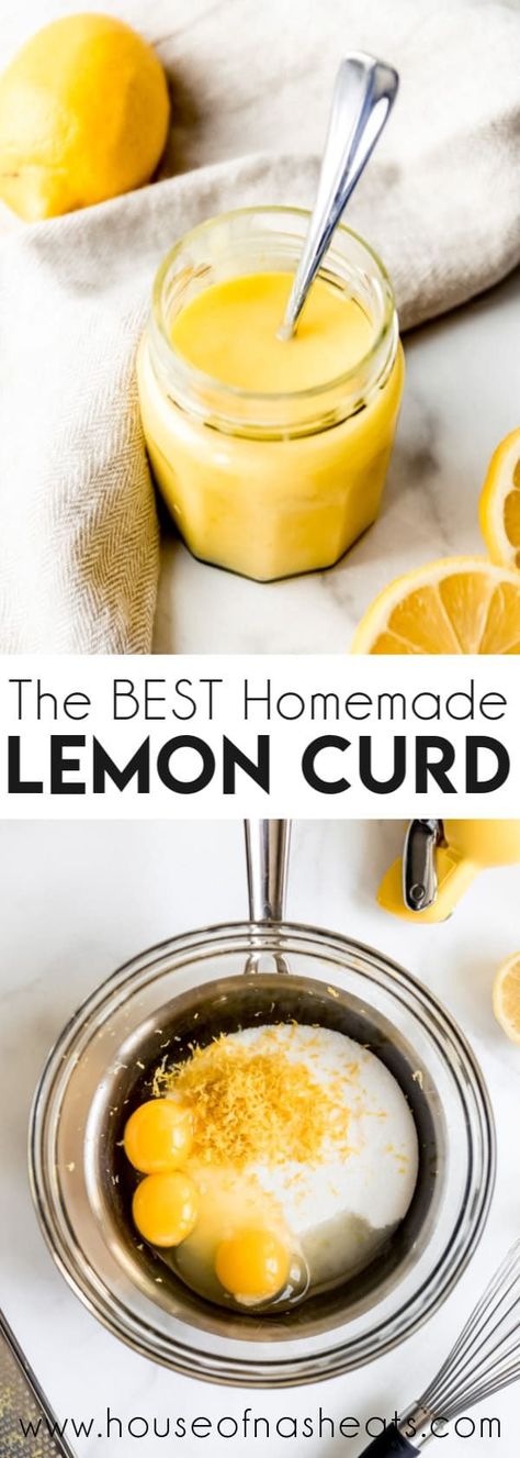 Microwave Lemon Curd, Lemon Sweets, Easy Lemon Curd, Pie Fillings, Homemade Lemon Curd, Lemon Curd Recipe, Curd Recipe, Brownie Desserts, Oreo Dessert