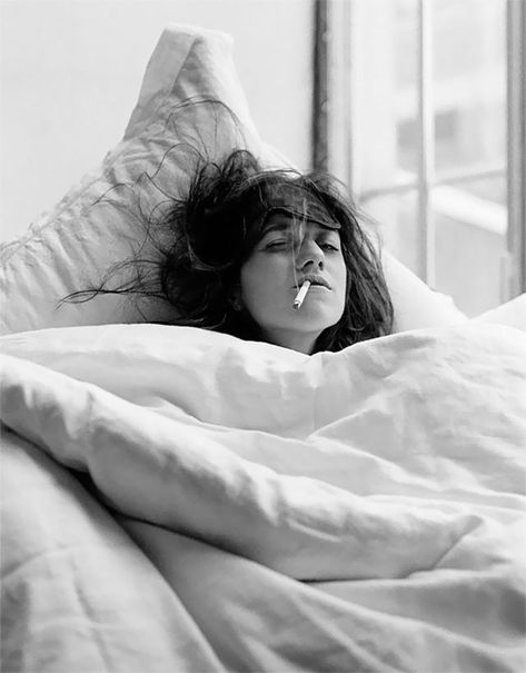 Intimate Celebrity Portraits By The Late Kate Barry Show Famous Women Like You Haven’t Seen Them Before Kate Barry, Weekend Mode, Mood Inspiration, Audrey Tautou, Charlotte Gainsbourg, Serge Gainsbourg, Laetitia Casta, Vanessa Paradis, Helena Bonham Carter