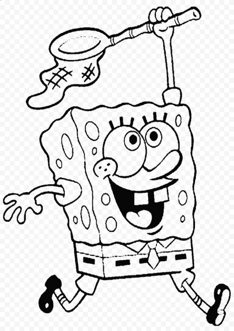 Spongebob Outline, Spongebob Coloring, 90s Cartoon Characters, Avengers Coloring Pages, Avengers Coloring, Stephen Hillenburg, Spongebob Square, Nickelodeon Cartoons, Sponge Bob