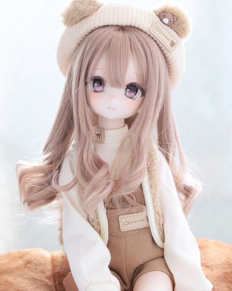 Doll Anime Art, Bjd Dolls Kawaii, Cute Anime Dolls, Japanese Dolls Kawaii, Anime Dolls Kawaii, Dolfie Dream Dolls, Anime Bjd Doll, Dollfie Dream Dolls, Doll Pfp