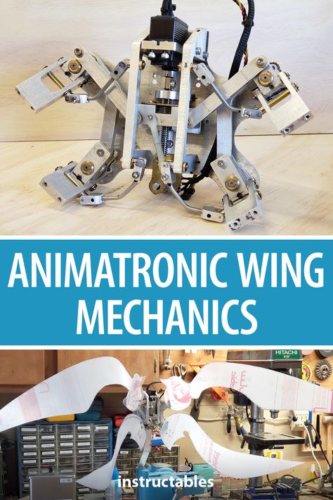 Diy Mechanical Wings, Diy Techniques And Supplies, Mechanical Projects, Cosplay Wings, Diy Wings, Robotics Projects, Cosplay Diy, Mechanical Design, Diy Costumes