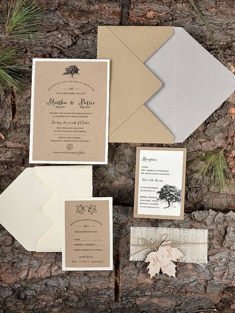 Custom listing 20 Rustic Wedding Invitation by forlovepolkadots Romantic Wedding Invitations, Wooden Wedding Invitations, Silver Glitter Wedding Invitations, Acrylic Wedding Invitation, Wedding Invitations Uk, Leaf Invitations, Chic Wedding Invitations, Rustic Wedding Invitation, Bespoke Wedding Invitations