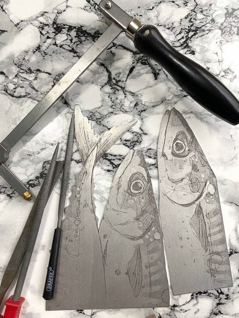 Jenny McCabe Artist | Printmaker Broadsheet Design, Fish Etching, Jenny Mccabe, Etching Metal, 1 Minute Video, Contemporary Printmaking, Alevel Art, Intaglio Printmaking, Fish Prints