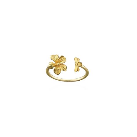 Hibiscus Nose Ring, Hibiscus Flower Jewelry, Hibiscus Ring, Gold Flower Jewelry, Gold Ring Flower, Flower Gold Ring, Open Ring Gold, Jewellery Boutique, Flower Rings