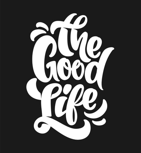 Life Typography, T Shirt Print Design, Typography T Shirt, The Good Life, Good Life, Metal Poster Displate, T Shirt Print, The Good, Print Design