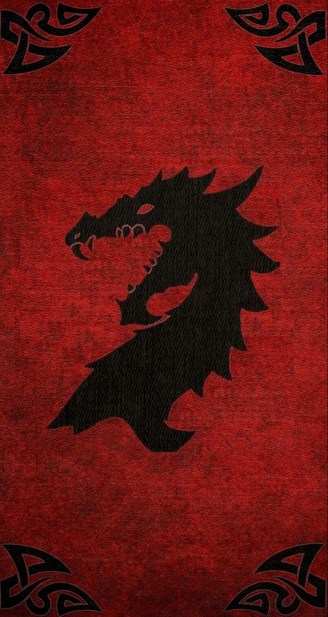 Targaryen Emblem, Fantasy Flag Design, Fantasy Flag Concept Art, Medieval Emblem, Medieval Flag, Fantasy Flag, Fantasy Flags, Dragon Banner, Dragon Crest