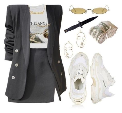 f016e59c7ad8b1d72903bb1aa5720d53desc39188438ri Gentle Monster, Looks Chic, Kpop Fashion Outfits, Edgy Outfits, Outfits Casual, Stage Outfits, Kpop Fashion, Teen Fashion Outfits, Polyvore Outfits