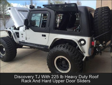 Discovery Jeep Hardtop for Wrangler TJ '97 - '06 Jeep Wrangler Hard Top, Jeep Inspiration, Jeep Upgrades, Jeep Hard Top, Jeep Wranger, Built Jeep, Jeep Unlimited, 2000 Jeep Wrangler, Jeep Gear