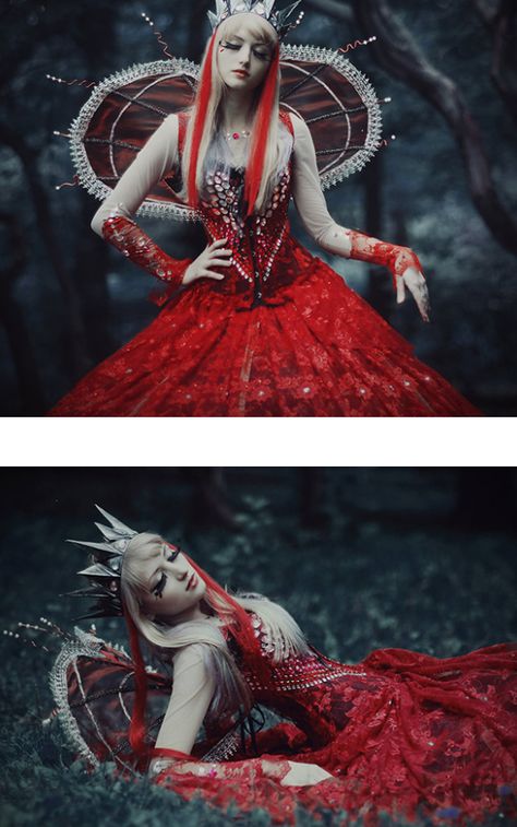 Red Queen Red Queen Photoshoot, Queen Photoshoot, Red Queen, Alice In Wonderland, Fairy Tales, Victorian Dress, Queen, Red, Photography