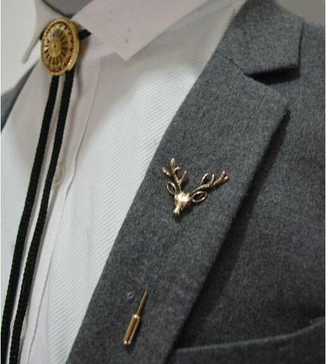 Pins Fashion, Wedding Brooches, Men's Brooch, Hat Brooch, Lapel Pins Mens, Jewelry Men, Deer Head, Suit Accessories, Mua Sắm