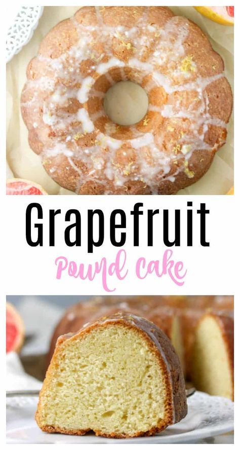 Cake Recipes Fruit, Easy Whipped Cream, Grapefruit Cake, Grapefruit Recipes, Cupcakes Vanilla, Recipes Fruit, Cakes To Make, Citrus Recipes, Amazing Desserts