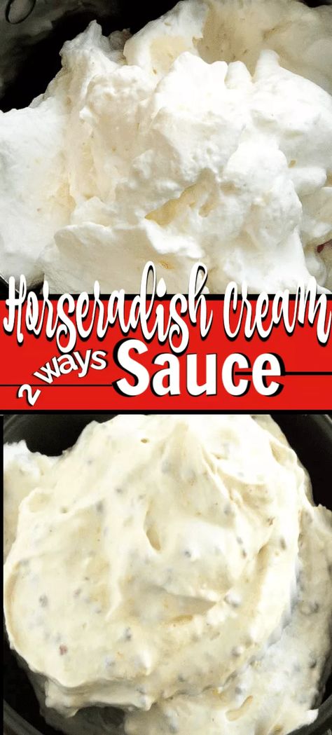 Prime Rib Horseradish Sauce, Corned Beef Sauce, Prime Rib Sauce, Prime Rib Steak, Homemade Horseradish, Horseradish Recipes, Horseradish Cream Sauce, Appetizers Easy Dips, Creamy Horseradish Sauce