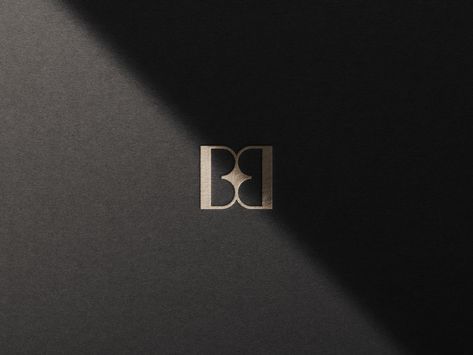 B Logo Design Ideas, Luxury Logo Design Inspiration, Modern Luxury Logo Design, Modern Monogram Logo, Jewelry Logo Ideas, Modern Signage, Logomark Design, Fancy Logo, Luxury Logos