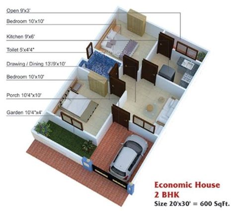 20×40 House Plan 2bhk 600 Sq Ft House Plans 2 Bedroom Apartment Plans Bedroom Indian Style, 600 Sq Ft House, 800 Sq Ft House, 1000 Sq Ft House, 20x30 House Plans, Bedroom Indian, 20x40 House Plans, Motivational Board, 2bhk House Plan