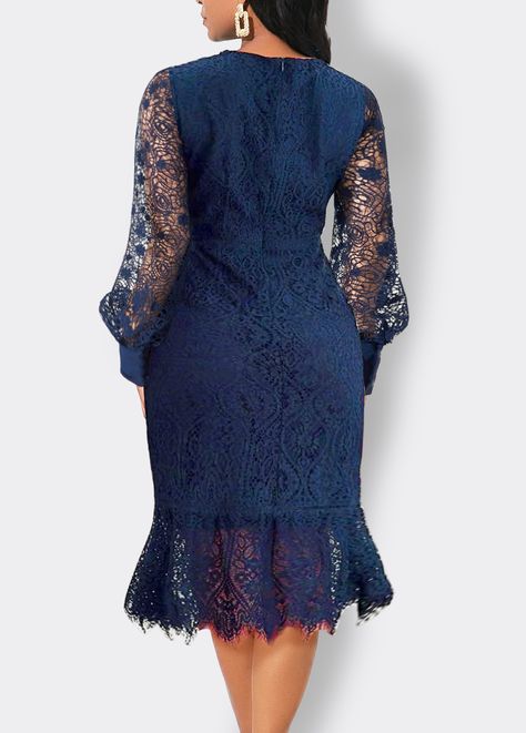 Navy Bodycon Dress, Bodycon Dress With Sleeves, Scoop Neck Long Sleeve, Neck Bodycon Dress, Lace Long Sleeve, Sleeve Bodycon Dress, Navy Lace, Long Sleeve Bodycon, Long Sleeve Bodycon Dress