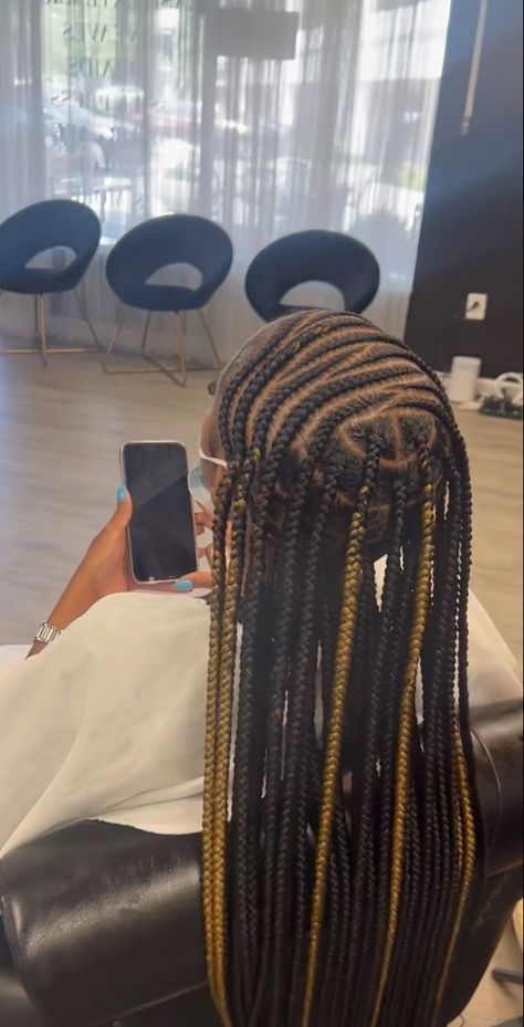 Trible Braids With Box Braids, Zig Zag Fulani Braids, Natural Hair Box Braids, Quick Braids, Weave Hairstyles Braided, Short Box Braids Hairstyles, Twisted Hair, Beautiful Black Hair, Feed In Braids Hairstyles