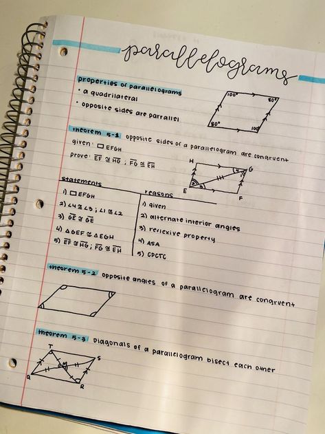 School Work Aesthetic English, Class 8 Notes Aesthetic, School Work Aesthetic Math, Cute Notes Math, Aesthetic Notes To Copy, How To Write Notes For School Math, Cute Geometry Notes, School Notes Aesthetic Math, Math Notes High School Aesthetic