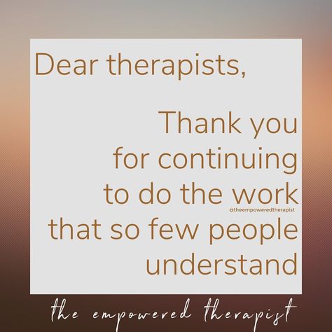 Danica Harris, Ph.D. on Instagram: “Dear Therapists, Thank you for continuing to do the work that so few people understand. Thank you for being responsible for other…” Being Responsible, Do The Work, Social Work, Make A Difference, No Response, Thank You, Health, On Instagram, Pins