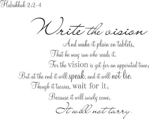 WRITE IT DOWN   Are you writing down the things that I am speaking to you? When I reveal something to you in the spirit realm, it is important for you to record what I have shown you.  You must discipline yourself to stop and listen when you hear from Me; then write down what you have seen or heard. I told My servants to write the vision and make it plain, so that others may go forth that read it. I want My people to know that I am yet speaking, and I am speaking to those who are seeking Me wit Write Down Your Vision Bible Verse, 40 Days In Heaven Message, Write The Vision Make It Plain Scripture, Write The Vision Make It Plain, Write The Vision, Vision Boarding, Action Board, Christian Scriptures, My Vision Board