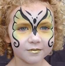 because I love fairies... Paint Butterfly, Fairy Face Paint, Obličejové Masky, Butterfly Face Paint, Make Carnaval, Girl Face Painting, Butterfly Makeup, Face Paints, Butterfly Face