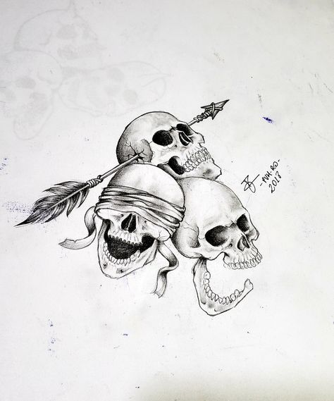 3 Wise Monkeys Tattoo Design, Three Skulls Tattoo, Three Monkeys Tattoo, See No Evil Hear No Evil Tattoo, 3 Wise Monkeys Tattoo, Three Wise Monkeys Tattoo, Wise Monkeys Tattoo, Kc Tattoo, Jason Tattoo