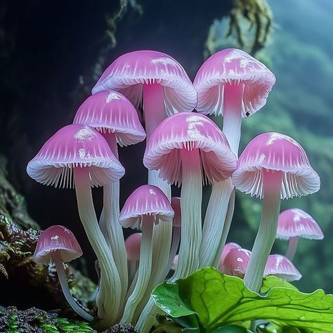 Mushroom Cluster, Pink Mushrooms, Farm Show, Clay Mushroom, Pink Mushroom, Mixed Media Sculpture, Mushroom Fungi, Cut Outs, Favorite Things