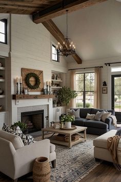 Neutral Living Room Tv Wall, Fireplace Wall Ideas, Neutral Living Room Ideas, Stylish Living Room Ideas, Cozy Neutral Living Room, Leather Living Room Furniture, Living Room Sofa Design, Living Room Trends, Top Decor