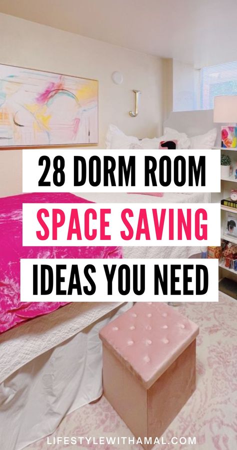 Looking for dorm space savers that will organize all things in your dorm room? You need these dorm room storage products that will make life easier in a small dorm! Seriously, most of these products are what I have used and 100% recommend you need in your dorm room organization tips! College Room Storage, Small Dorm Room Storage Ideas, How To Organize Dorm Room, Small Dorm Storage Ideas, Small Dorm Organization, College Dorm Room Organization Ideas, Organize Dorm Room, Dorm Space Saving Ideas, Dorm Snacks Storage