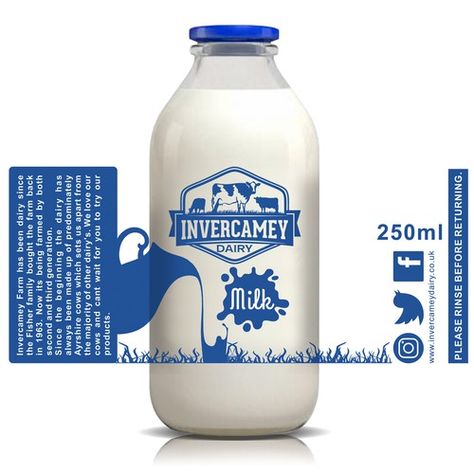 Milk bottle branding Product label contest #AD winning#design#product#info Milk Product Packaging Design, Milk Bottle Packaging Design, Milk Bottle Label Design, Milk Label Design, Milk Bottle Design, Popsicles Packaging, Milk Label, Milk Packaging Design, Bottle Branding