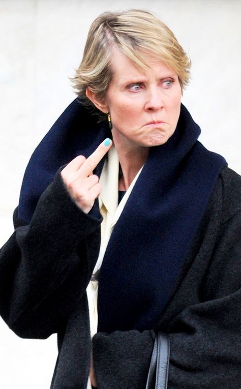 Cynthia Nixon Miranda Hobbs, Flipping The Bird, Joel Madden, Cynthia Nixon, Ahs Coven, Bird People, Sarah Paulson, Amy Poehler, Beautiful Shorts