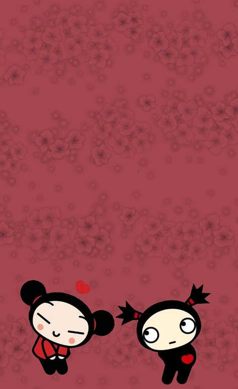 Fondo de pantalla, temática: Garu y Pucca Pucca Wallpapers Iphone, Pucca Wallpapers, Kuromi Wallpaper, Organic Nails, Wallpaper Doodle, Iphone Wallpaper Pattern, Homescreen Iphone, Matching Wallpaper, Cute Wallpaper Backgrounds