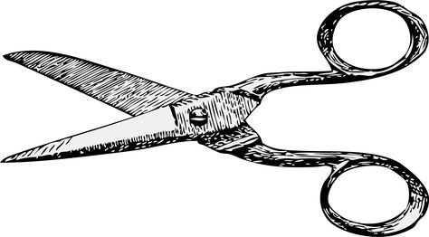 scissors by @johnny_automatic, drawing of scissors from Home and school sewing Patton, Frances. Newson Scissors Drawing, Vintage Scissors, Molecular Biology, Journal Themes, Clip Art Vintage, Drawing Videos, Vintage Sewing, Biology, Stock Images Free