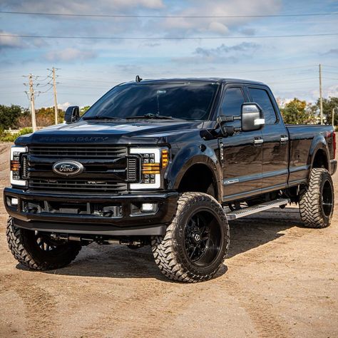 Black Jacked Up Trucks, Ford F-250, Ford F250 Lifted, Lifted F350, 1978 Ford F150, Ford F350 Dually, F 250 Super Duty, Ford F250 Diesel, F250 Ford