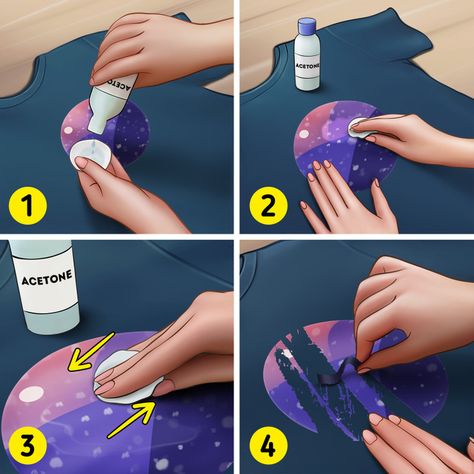 How to Remove Print From a Shirt How To Fade, Shopping For Clothes, Funny Pix, Fashion Hacks, Diy Crafts For Gifts, Good Movies To Watch, Cotton Ball, Wax Paper, Clothing Hacks