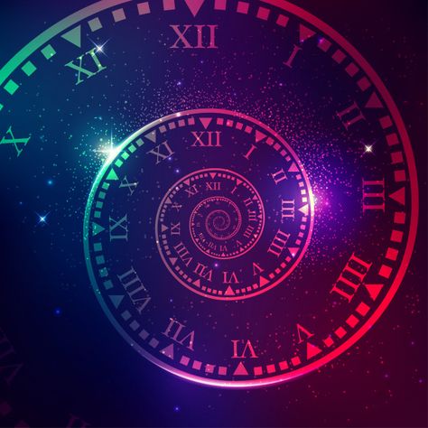 Time machine Premium Vector | Free Vector #Freepik #freevector #background #abstract #travel #technology Space Time Art, Time Travel Concept, Time Machine Concept Art, Futuristic Time Machine, Time Creative Ads, Clock Design Ideas Creative, Time Machine Illustration, Administrative Design, Time Concept Art