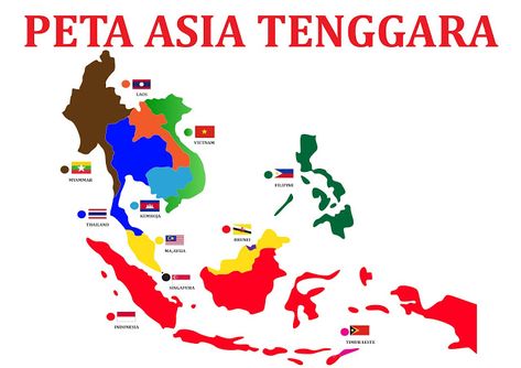 Sh Yn Design: Peta Asia Tenggara (Southeast Asia Map) Peta Asean, Southeast Asia Map, Peta Asia, Laos Vietnam, Sejarah Asia, West Sumatra, Coraline Jones, Asia Map, Gundam Wallpapers