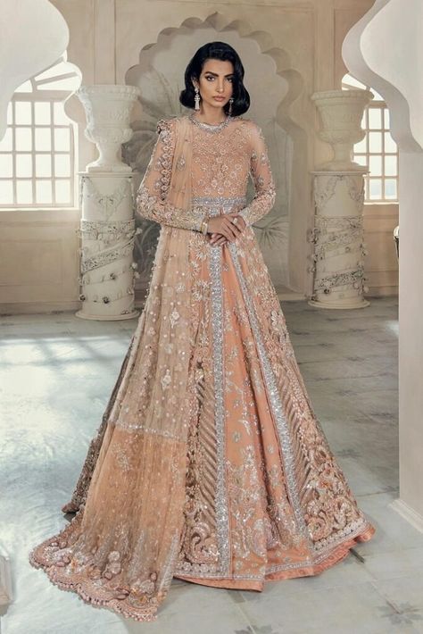 Elan Bridal Wedding Collection 2024 With Price Valima Bride, Bridal Consultant, Chiffon Collection, Maria B, Pakistani Bridal Wear, Organza Dupatta, Eid Collection, Dress Inspo, Bridal Lehenga