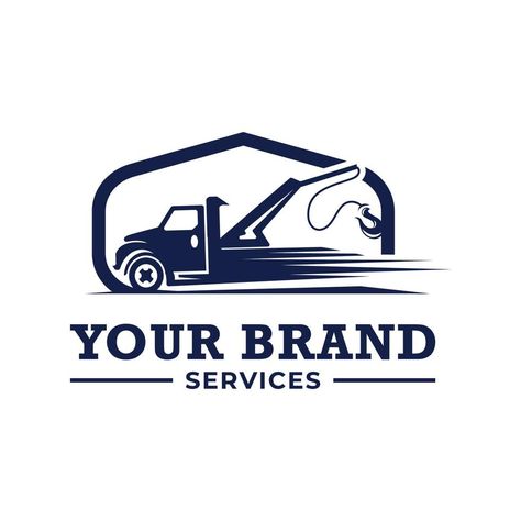 Towing Logo, Logo For Business, Car Logo Design, Service Business, Car Logo, Services Business, Car Logos, Logo Templates, Travel Destinations