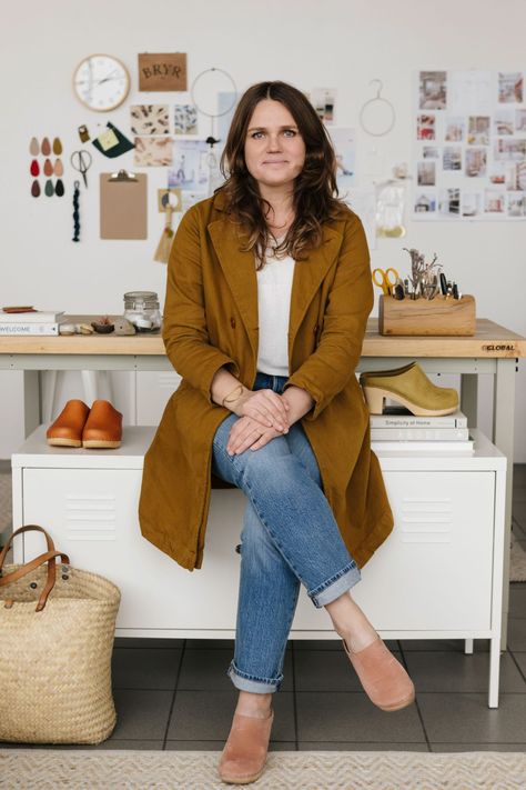 Isobel Schofield of Bryr Studio Wants Her Customers to Feel Confident When Wearing Her Handmade Clogs Clog Style Outfits, What To Wear With Clogs, Bryr Clogs, Clogs Outfits, Clogs Outfit, Clogs Style, Snow Outfit, Fall 2022, Food Safety