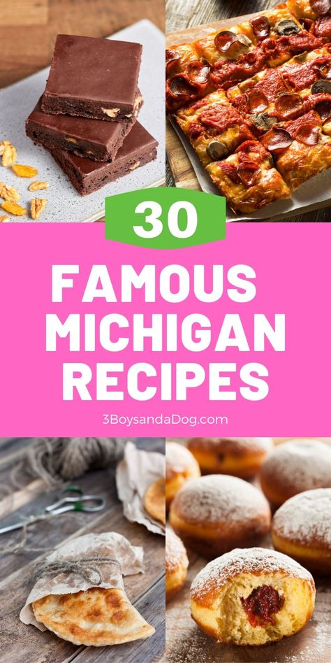 Michigan Dessert Recipes, Michigan Tailgate Food, Detroit Food Recipes, Detroit Michigan Food, Michigan Food Recipes, Midwest Food Recipes, Michigan Pasties Recipes, Pasties Recipes Michigan, Detroit Recipes