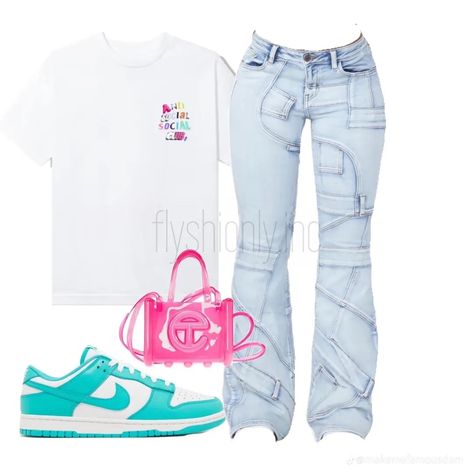 Cute Highschool Outfits, Dunks Outfit, Teen Swag Outfits, Cute Birthday Outfits, Fasion Outfits, Stylish Summer Outfits, Cute Lazy Day Outfits, Swag Outfits For Girls, Casual School Outfits