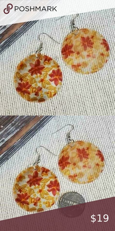 Capiz Shell Earrings Red Orange Flowers Handmade Red Orange Flowers, Capiz Shell, Handmade Boutique, Flowers Handmade, Earrings Red, Lightweight Earrings, Craft Shop, Shell Earrings, Earring Hooks