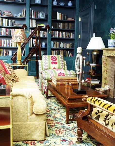 12 Interior Designers That Define Design | The Inside Crafts Anime, Nfl Wedding, American Interior Design, Albert Hadley, Interior Design History, English Room, American Interior, Home Libraries, Home Library