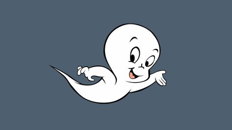 Casper “The Friendly Ghost” Casper The Friendly Ghost Aesthetic, Casper The Ghost Tattoo, Casper The Friendly Ghost Tattoo, Casper Drawing, Casper Aesthetic, Casper Tattoo, Casper Cartoon, Casper The Ghost, Casper Ghost